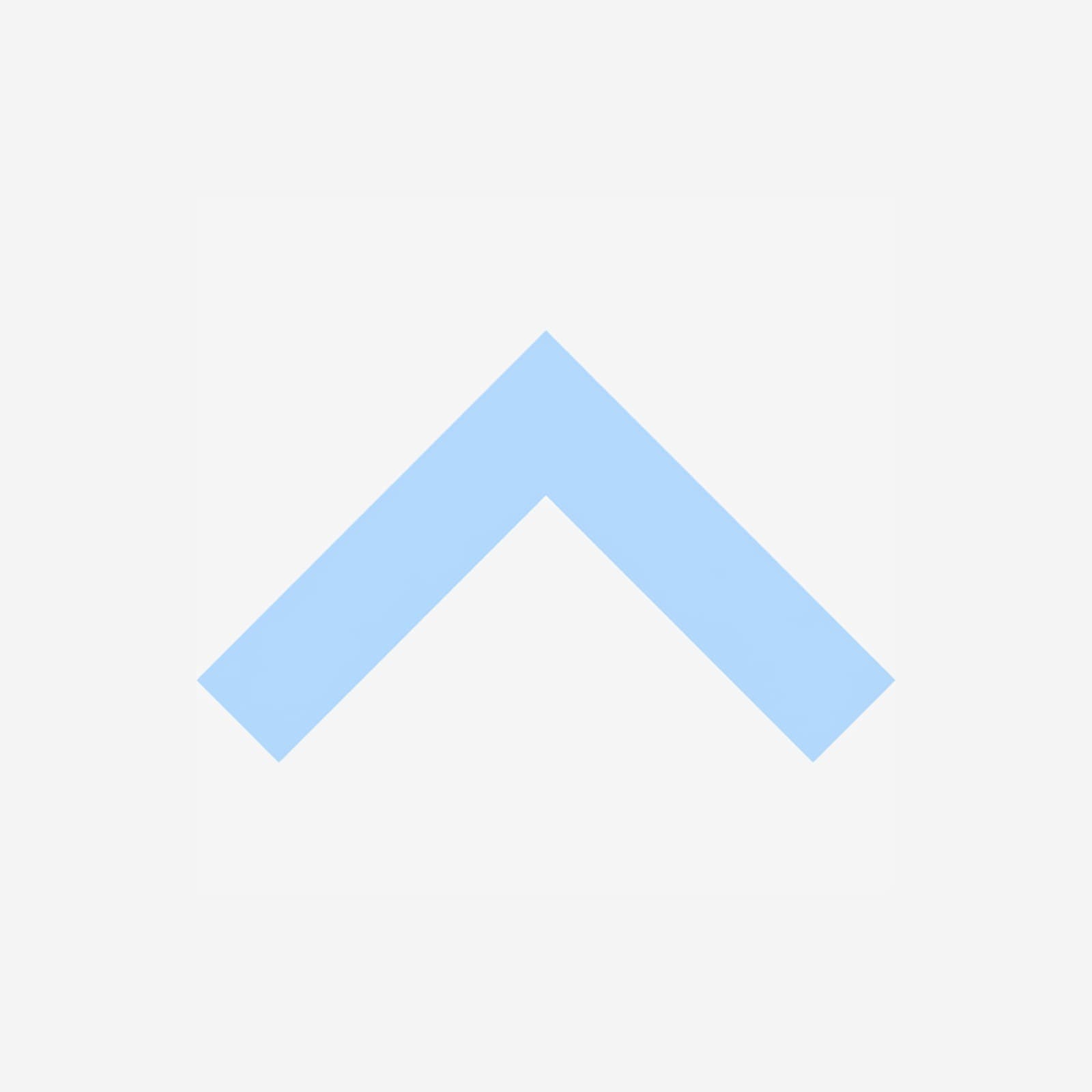The Creative Solutions logo: a light blue chevron pointing upwards on a pale grey ground.